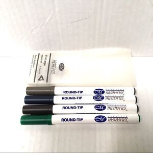 NIP Creative Memories Vintage round tip pens